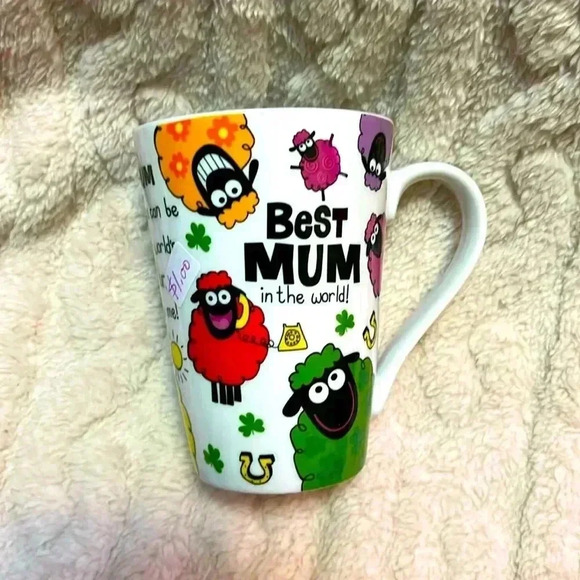 Whimsical Sheep Wacky Woollies Ireland Irish Ceramic Coffee Mug - Picture 1 of 5